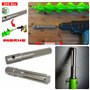 WERHE Foret professionnel pour Auger 200 mm double arbre pile bien robuste avec adaptateur SDS Max
