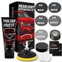 BassMotor Kit Complet pour polir les phares ternes et usés pour la restauration de voiture - Ensemble pour nettoyer et poncer po