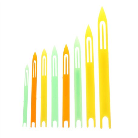 ruiruiNIE 8 pcs/Ensemble Filet De Pêche Réparation D'aiguille Net Ligne Navettes en Plastique Réparer Tissage