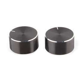 cdhgsh 2 pièces 25x13mm axe D Bouton de potentiomètre Rotatif encodeur contrôle du Volume pour Haut-Parleur amplificateur Audio