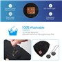Bonnet Bluetooth Homme, Bonnet Bluetooth Unisexe Cadeau Musique stéréo Chapeau d'hiver Chapeau sans Fil avec Mise à Niveau Convi