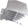 Ocobudbxw Radiateur d'ordinateur SSR Radiateur de Relais à Semi-conducteurs en Aluminium Dissipateur de Chaleur Argent 80x50x50m