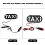 Tbest taxi, enseigne lumineuse taxi, Voyant de Cabine, Pare-brise de Taxi 12V Voyant de Lampe de Signe de Pare-brise LED Lumière