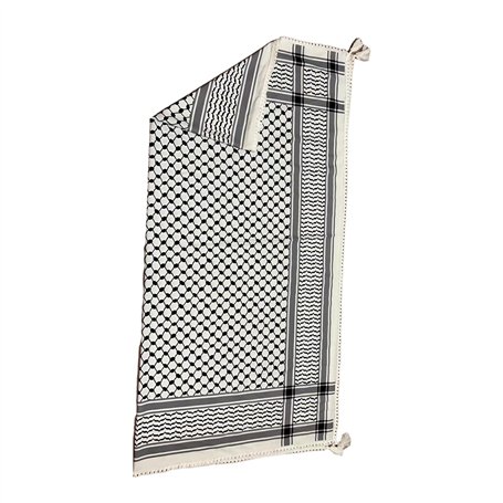 HOOLRZI Écharpe 128x128cm écharpe Arabe Amateurs de Plein air Keffiyeh Foulard Multi-usages Shemagh écharpe pour Hommes Accessoi