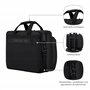 WENGER Legacy Black Series 653630 Sacoche à bandoulière pour ordinateur portable jusqu'à 16", compartiment pour tablette, porte-