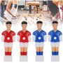 Joueur de Baby Foot, MAGT 4Pcs Rod Foosball Joueur de Football De Table Guy Man Jeux De Football Player Set Mini Doll Machine De