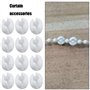 XINGLIDA Lot de 20 stoppeurs de chaîne de perles Stores Stores Décoration de rideau Perles aveugles Boucles de délimitation Acce