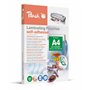 Peach S-PP080-17 Lot de 100 pochettes de plastification A4 80 microns Dos autocollant Convient pour les images ou panneaux faits