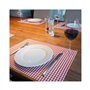 PA Design Bloc de Sets de Table Vichy Rouge