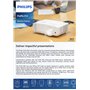 Philips, Propix 850, Vidéoprojecteur Professionnel, DLP, Home cinéma, Correction d'image avancée, 1920 x 1080 Pixels, Full HD...