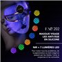 FAQ 202 Masque anti-âge intelligent NIR + 7 LED Appareil anti rides visage + Pansement anti-rides à l'acide hyaluronique à micro