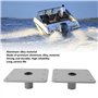 2PCS Pédestal De Siège De Bateau 7'' X 7'' Ultra-Robuste avec Douille 3/4 Et 6 Trous De Vis Base De Siè
