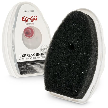 EG-GÜ PremiumColor Express Shine Éponge à chaussures auto-brillante avec réservoir de cirage pour chaussures - Nettoie et entret