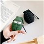 LEWOTE en Silicone Airpods Couverture Mignonne Drôle Compatible pour Apple Airpods 1 et 2 [Série Cool Play] (Grenade Verte de l'