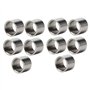 Entretoise en Acier Inoxydable, 10 Pièces 15 Mm OD 12 Mm ID Rondelle Entretoise pour Accessoires de Maison et de Voiture(3515-00