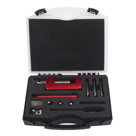 Qinlorgo Outil de rivetage de chaîne Outil de Retrait de chaîne de Moto en Alliage d'acier Inoxydable avec Une dureté élevée et