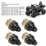 Artic Cat 0405-483 Lot de 4 joints à rotule de rechange flexibles pour VTT Arctic Cat 250 300 350 375 400 pour réparation