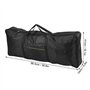 Noir Tissu Oxford Housse pour Piano électronique Avec Poignée de Traction Pratique