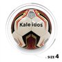 MONDO Sport - Ballon de Futsal Meteor R.C. KALEIDOS - Taille 4 Professional - 440 g - Blanc Gris doré - 13605