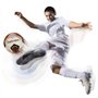 MONDO Sport - Ballon de Futsal Meteor R.C. KALEIDOS - Taille 4 Professional - 440 g - Blanc Gris doré - 13605