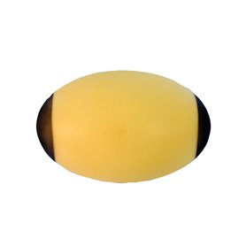 BLUE SKY – Ballon de Rugby en Mousse – Jaune – 046518 – 30 cm – Jeu de Plein Air dès 36 Mois