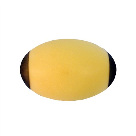 BLUE SKY – Ballon de Rugby en Mousse – Jaune – 046518 – 30 cm – Jeu de Plein Air dès 36 Mois