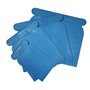 Lot de 4 spatules de maçon en plastique pour mastic (50/80/100/120 mm) souples et résistantes aux acides