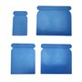 Lot de 4 spatules de maçon en plastique pour mastic (50/80/100/120 mm) souples et résistantes aux acides, pour enduire la couleu