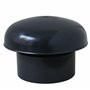 FIRST PLAST CDVM140A-Y CDVM140A Chapeau de Ventilation Tête Esalateur avec Filet Ardoise Diamètre intérieur 140 mm