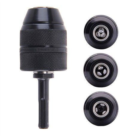 Adaptateur Sds Plus Mandrin autoserrant à fermeture rapide 2-13 mm Mandrin Professionnel Robuste 1/2-20UNF Perceuse Sans Clé de