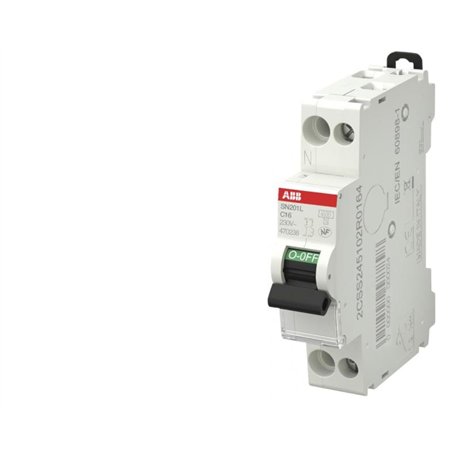 ABB Disjoncteur Ph+N raccordement Vis 20A-4