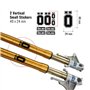 AMS 8133 Kit Autocollants Ohlins pour Sospensions Fourches Moto, 14 x 16 cm