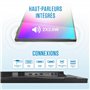 ATLANTIS A05-T24A-VHDM Moniteur Tactile 24 Pouces, écran Tactile 10 Touches, Full HD 1920x1080, HDMI VGA DP, inclinable 15°-70°,