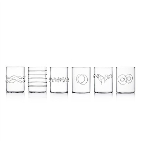 Ichendorf Milano 09352008 Lot de 6 verres à liqueur Décorés