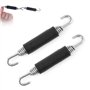 EBTOOLS pour ressort echappement moto Ressorts de tuyau d'échappement de moto, paire d'accessoires modifiés de crochet de ressor