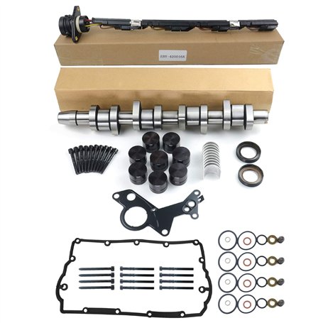 Flynsu Kit Arbre à Cames Complet Compatible avec 1.9 PD TDI AXC AXR BJB BKC BLS BLT 038109101R 038103673A 038103714 038103714G
