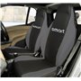 Rebeca Shop® Housses de siège avant compatibles pour Smart Fortwo