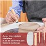 Longivia® 13 Outils de Modelage en Bois de Hêtre Naturel - Outils Sculpture Argile – Kie de Outils Poterie Enfant et Adult – pou
