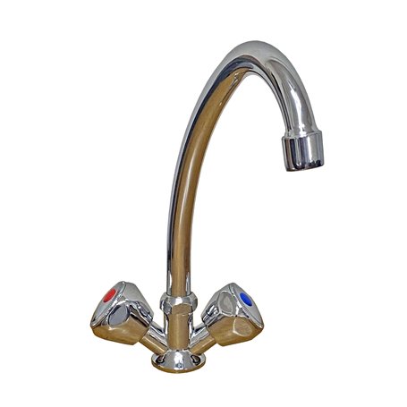 Kippen 5021AX - Robinet monotrou pour évier de cuisine modèle "Héron"