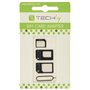 Techly Adaptateur pour Carte SIM (4 en 1) Nano-SIM