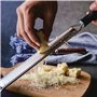 IPEA Râpe à Fromage Plate et Longue en Acier Inoxydable - 42 cm - Râpe à Cuisine avec Poignée Ergonomique pour Râper le Fromage,