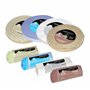 Lux Metal - Kit 4 Disques de Polissage de 200 mm et 4 Pâtes Abrasives de 350 gr - Parfaits pour polir des métaux tels que l'alum