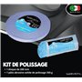 Lux Metal - Kit 1 Disques de Polissage de 200 mm et 1 Pâtes Abrasives de 350 gr - Parfaits pour polir des métaux tels que l'alum