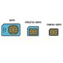 Lot de 5 adaptateurs Sim Card 4 en 1 Nano SIM Micro SIM Standard Sim Cutter Adaptateur carte SIM Adaptateur SIM universel Adapta