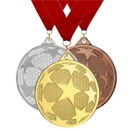 Larius Lot de 3 médailles gagnantes - Médailles en métal pour sports et compétitions