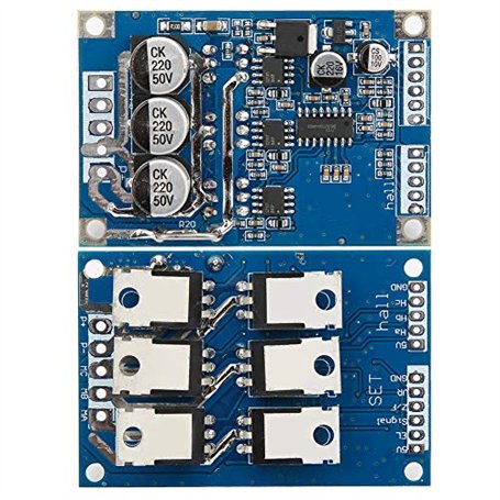 Contrôleur de Moteur Sans Balais DC 12V-36V 15A 500W