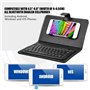 Cuifati Clavier et étui Bluetooth, étui élégant pour Support Folio 2 en 1 + Clavier Bluetooth 3.0 détachable, pour téléphones An