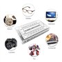 Malayas@ Kit de Réparation pour Montres Lunettes de Soleil Monocles Boîte à Outils 1000pcs Vis en Acier Inoxydable avec Tournevi