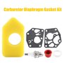 Nunafey Joint de carburateur à diaphragme de carburateur, Filtre à air, Accessoires de Jardin pour Stratton pour Briggs