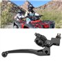 Yctze Levier dembrayage, 22mm 7/8in poignée d'embrayage moto de guidon avec perche pour 50CC-125CC Dirt Pit Bike pour levier fre